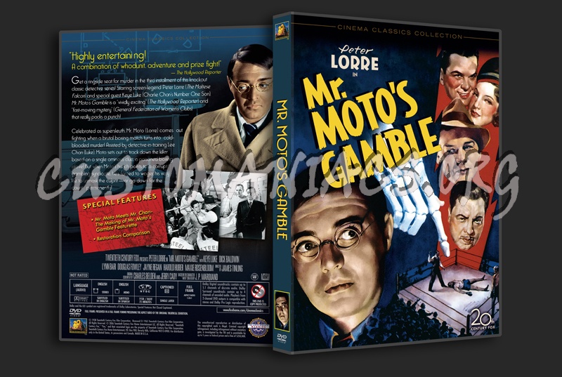 Mr Moto's Gamble dvd cover