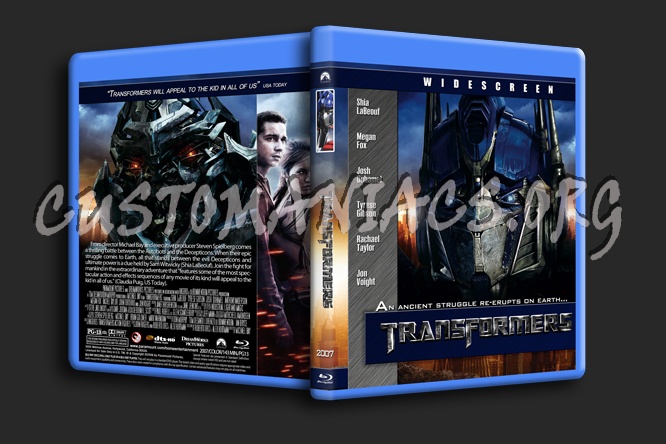 Transformers - 2007 blu-ray cover