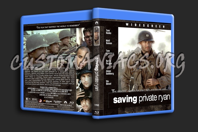 Saving Private Ryan - 1998 blu-ray cover