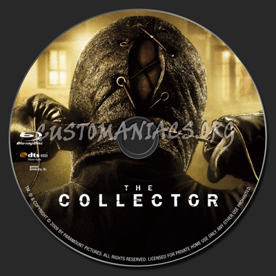 The Collector blu-ray label