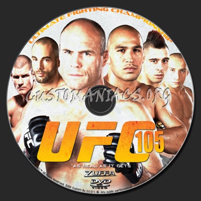 Ufc 105 Couture vs Vera dvd label