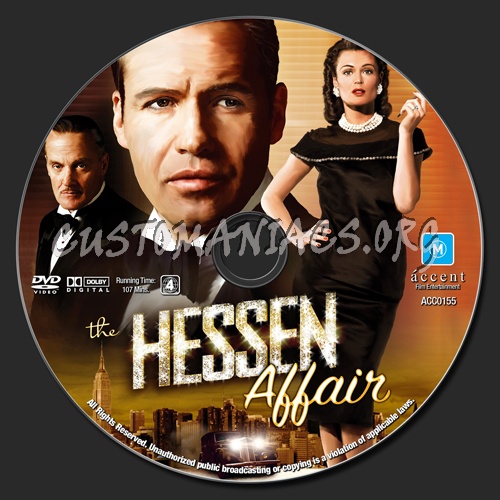 The Hessen Affair dvd label