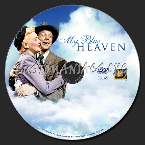 My Blue Heaven dvd label