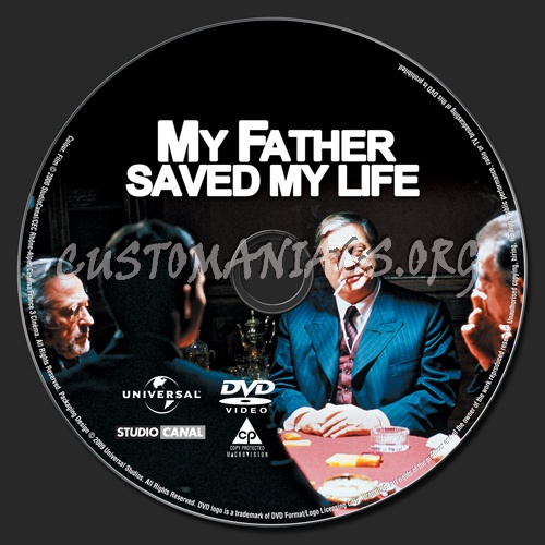 My Father Saved My Life dvd label