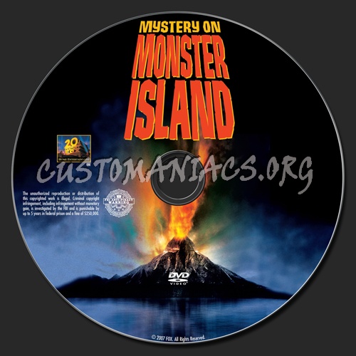 Mystery on Monster Island dvd label