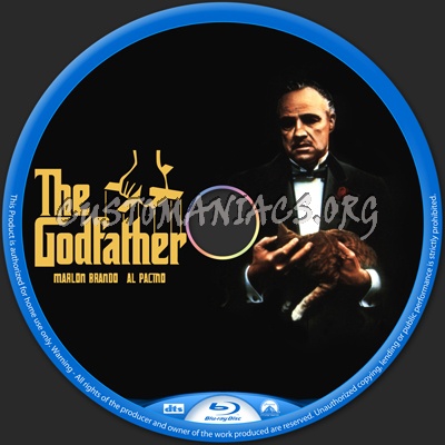 The Godfather blu-ray label