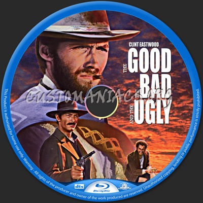 The Good, The Bad, The Ugly blu-ray label