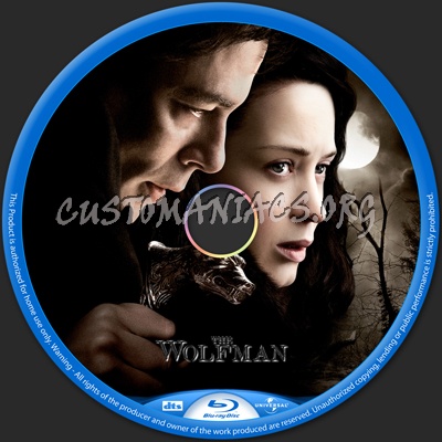 The Wolfman blu-ray label