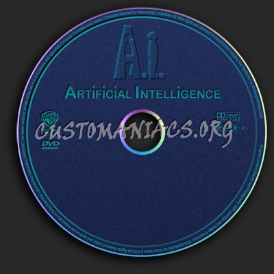 Artificial Intelligence / A.I. dvd label