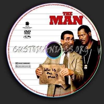 The Man dvd label