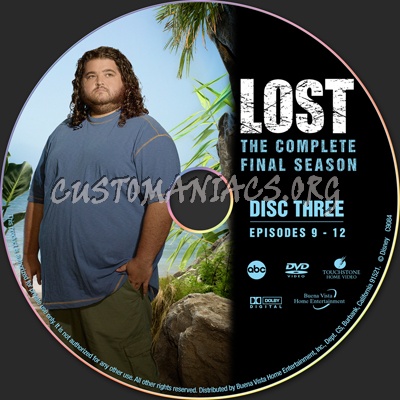 Lost Season 6 - Hugo Reyes Edition dvd label