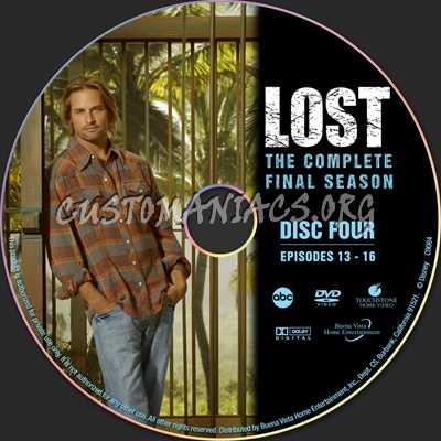 Lost Season 6 - James Ford (Sawyer) Edition dvd label