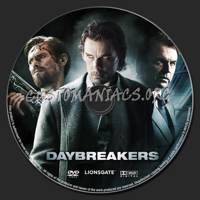 Daybreakers dvd label