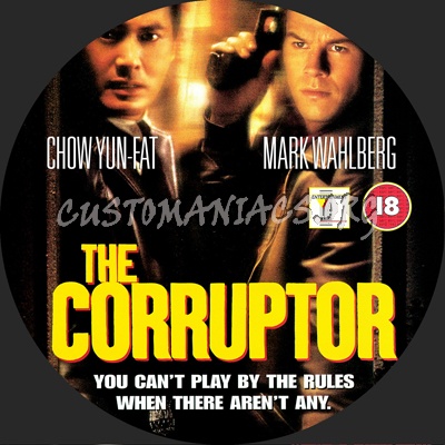 The Corruptor dvd label