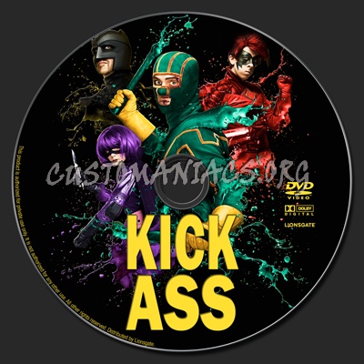 Kick Ass dvd label