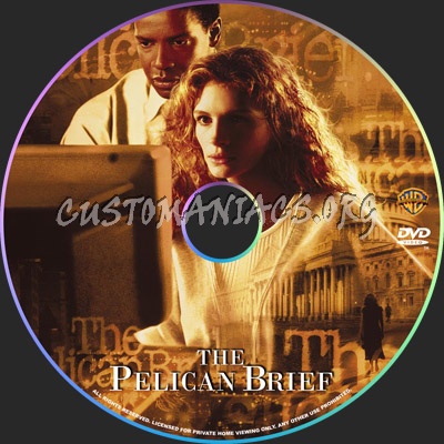 The Pelican Brief dvd label