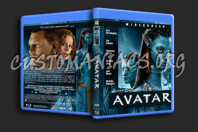 Avatar - 2009 blu-ray cover