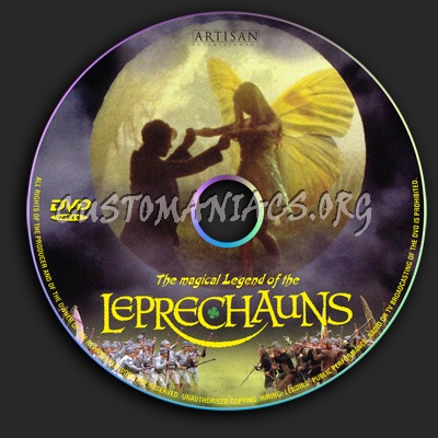 The Magical Legend Of The Leprechauns dvd label