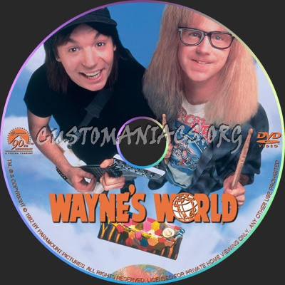 Wayne's World dvd label