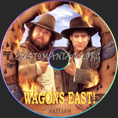 Wagons East dvd label