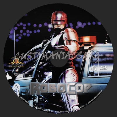 Robocop blu-ray label