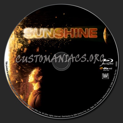 Sunshine blu-ray label