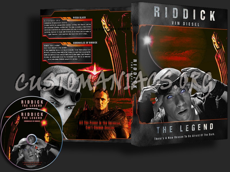 The Chronicles Of Riddick dvd cover