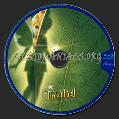 Tinker Bell blu-ray label