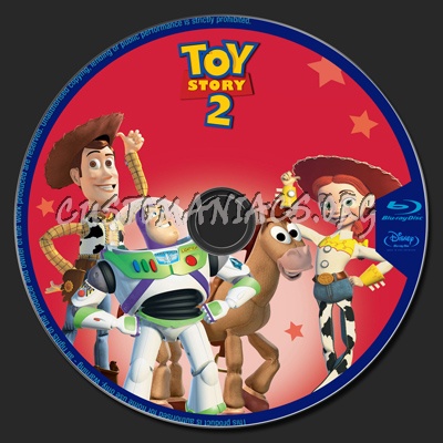 Toy Story 2 blu-ray label