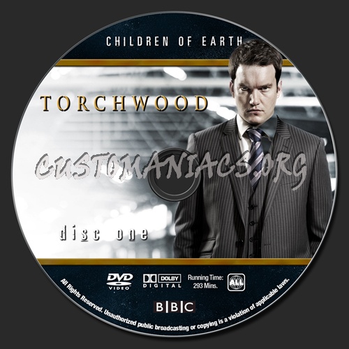 Torchwood - Children Of Earth dvd label