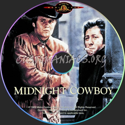 Midnight Cowboy dvd label