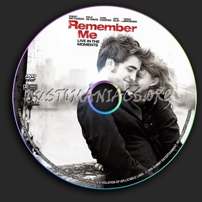 Remember Me dvd label