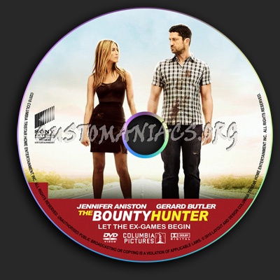 The Bounty Hunter dvd label