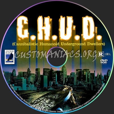 Chud dvd label