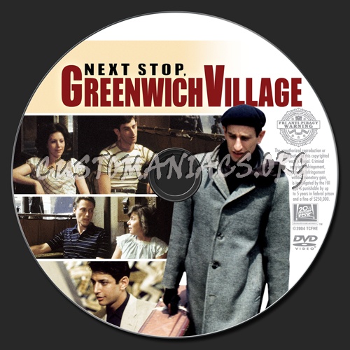 Next Stop Greenwich Village dvd label