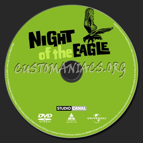 Night of the Eagle dvd label