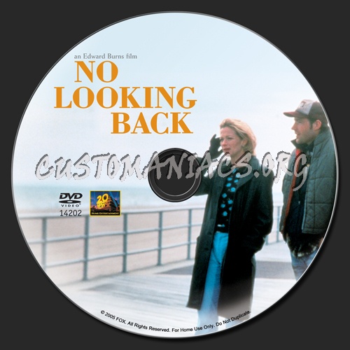 No Looking Back dvd label