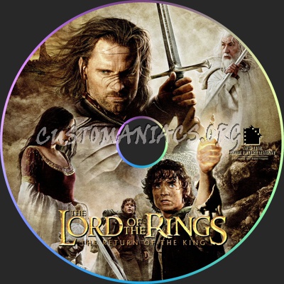 Lord Of The Rings The Return Of The King dvd label