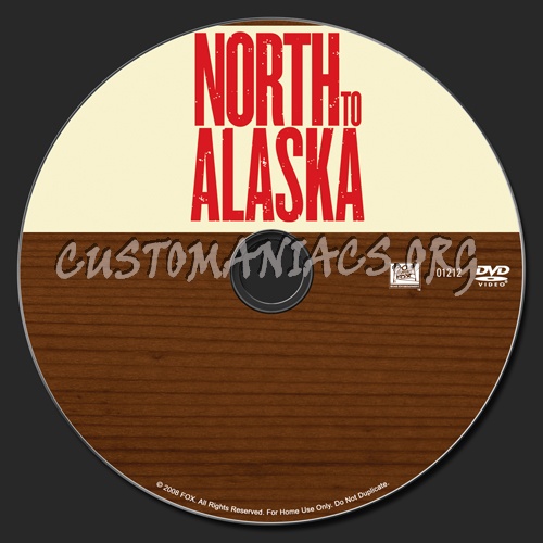 North to Alaska dvd label