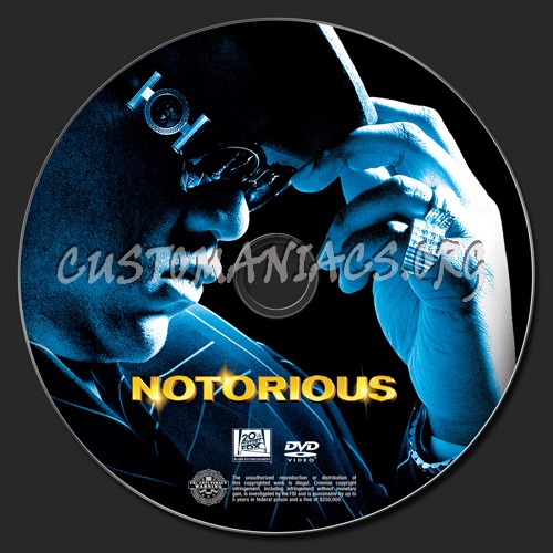 Notorious dvd label