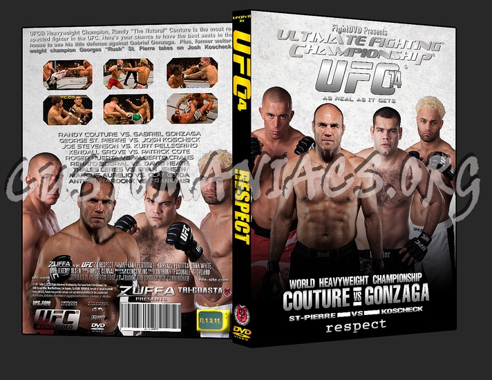 UFC 74 Respect dvd cover - DVD Covers & Labels by Customaniacs, id ...