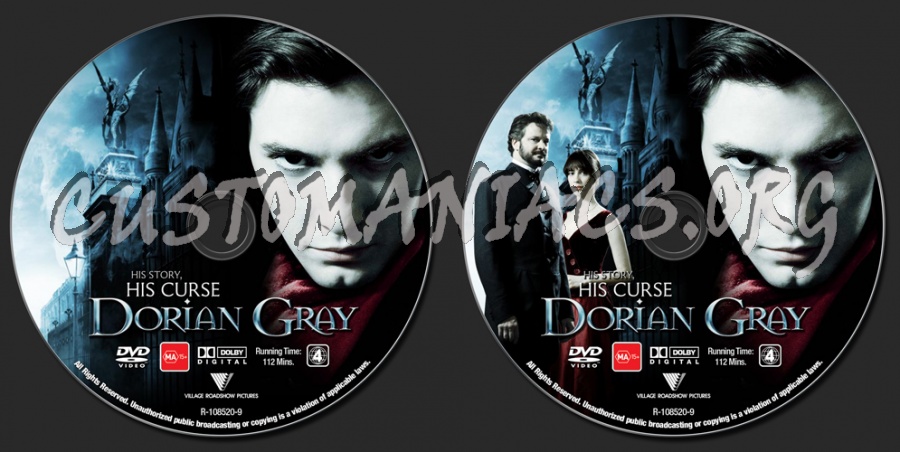 Dorian Gray dvd label