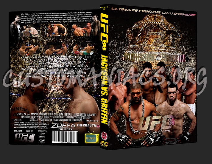 UFC 86 Jackson vs Griffin dvd cover