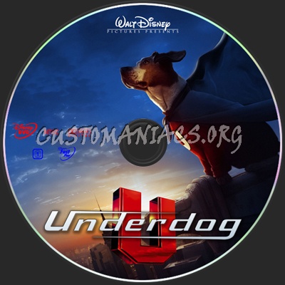 Underdog dvd label