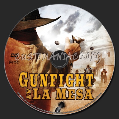 Gunfight at La Mesa dvd label