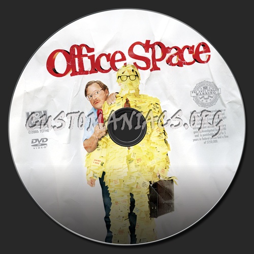 Office Space dvd label