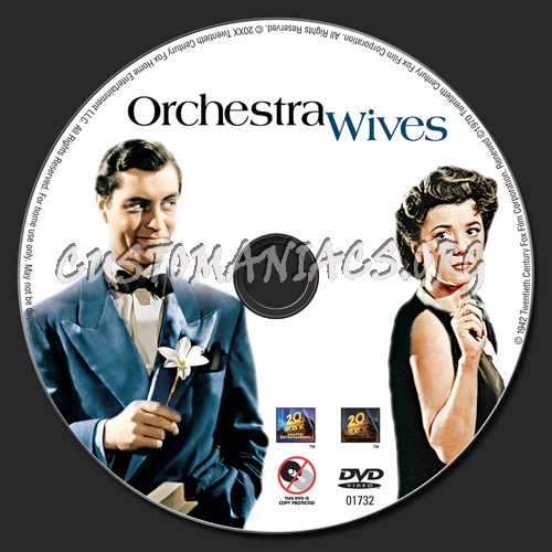 Orchestra Wives dvd label