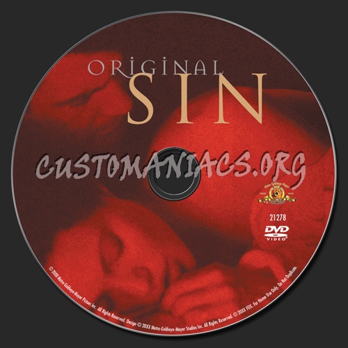 Original Sin dvd label