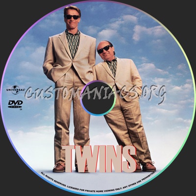 Twins dvd label