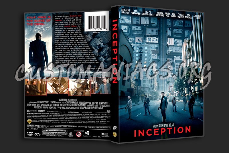 Inception dvd cover